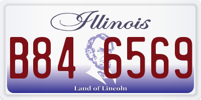 IL license plate B846569