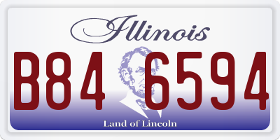 IL license plate B846594