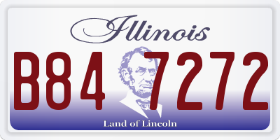IL license plate B847272