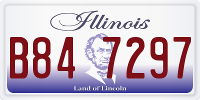 IL license plate B847297