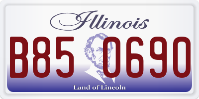 IL license plate B850690