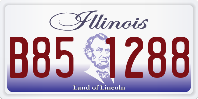 IL license plate B851288