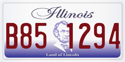 IL license plate B851294