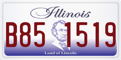 IL license plate B851519