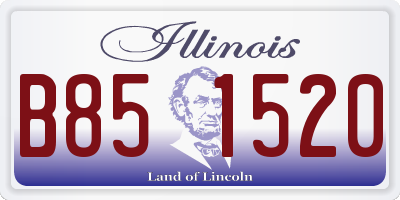 IL license plate B851520
