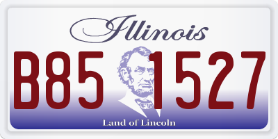 IL license plate B851527