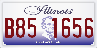 IL license plate B851656