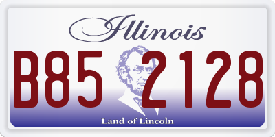 IL license plate B852128