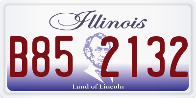 IL license plate B852132