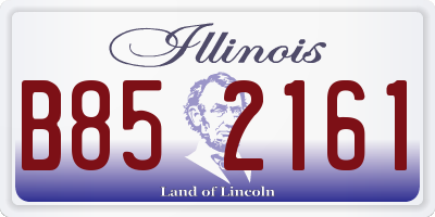 IL license plate B852161