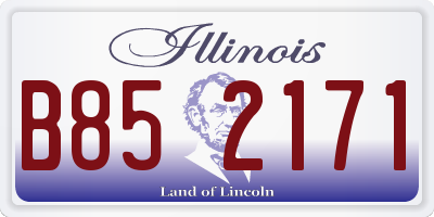 IL license plate B852171