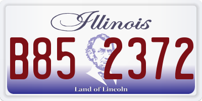 IL license plate B852372