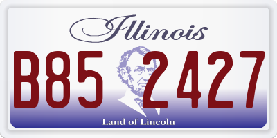 IL license plate B852427