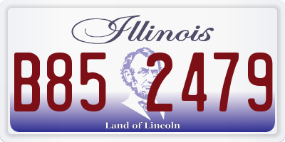 IL license plate B852479