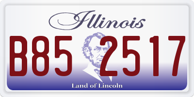 IL license plate B852517