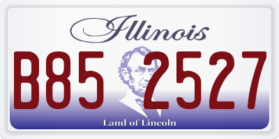 IL license plate B852527