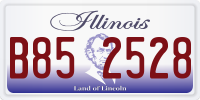 IL license plate B852528
