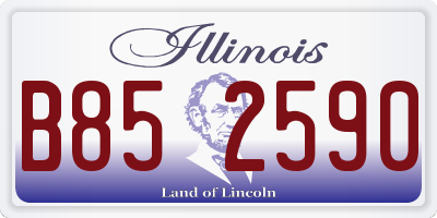 IL license plate B852590