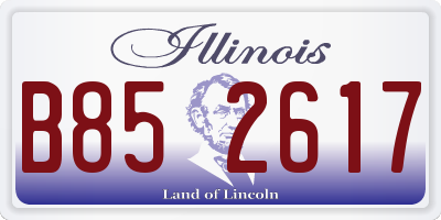 IL license plate B852617