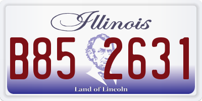 IL license plate B852631