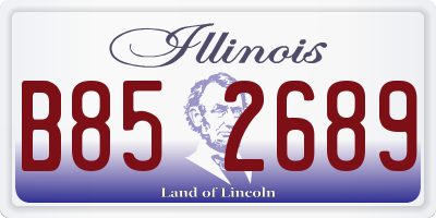 IL license plate B852689