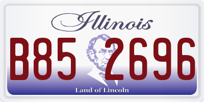 IL license plate B852696