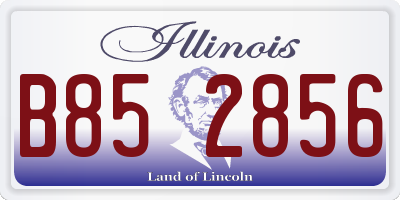 IL license plate B852856