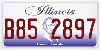 IL license plate B852897