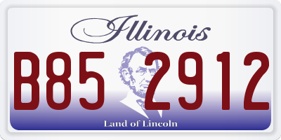 IL license plate B852912