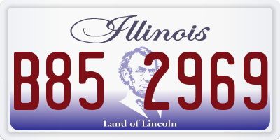 IL license plate B852969