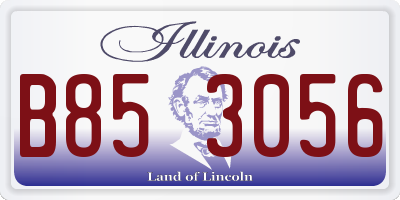 IL license plate B853056