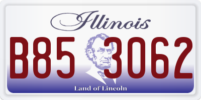 IL license plate B853062