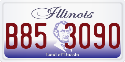 IL license plate B853090