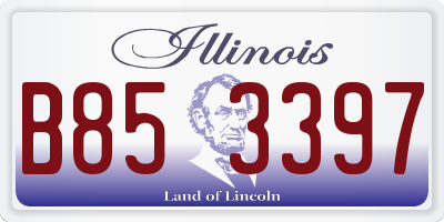 IL license plate B853397