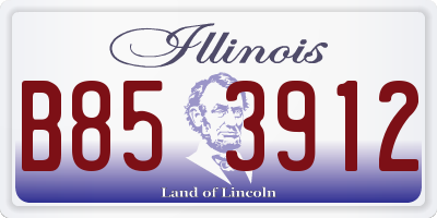 IL license plate B853912