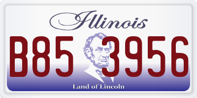 IL license plate B853956