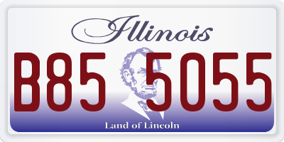 IL license plate B855055