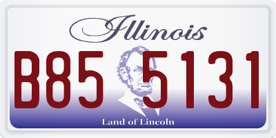 IL license plate B855131