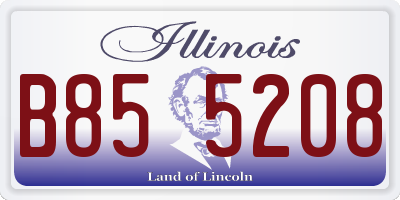 IL license plate B855208