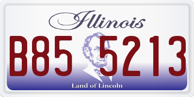 IL license plate B855213