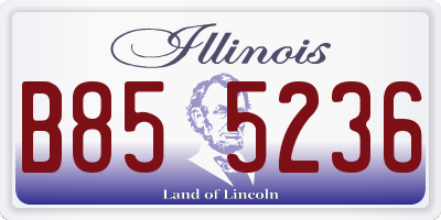IL license plate B855236