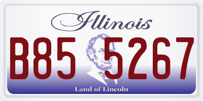 IL license plate B855267