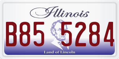 IL license plate B855284