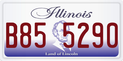 IL license plate B855290