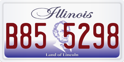 IL license plate B855298