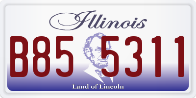 IL license plate B855311