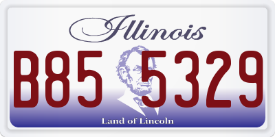 IL license plate B855329