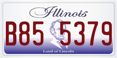 IL license plate B855379