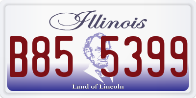 IL license plate B855399