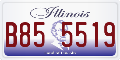 IL license plate B855519